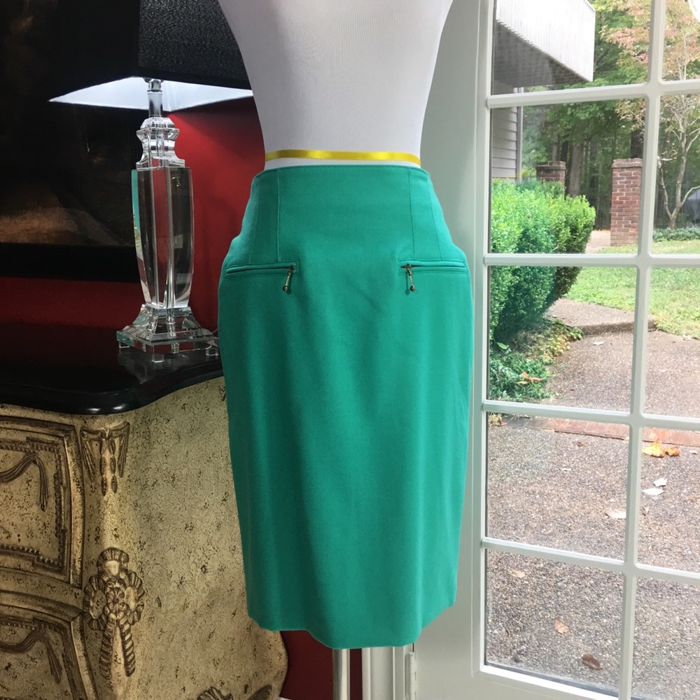 ESCADA Turquoise Suit 2 pc Size 6 EUC!!! - Picture 5 of 8